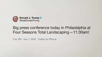 Two minutes after that,
he deleted the first tweet - Giuliani: What Happened to America's Mayor?