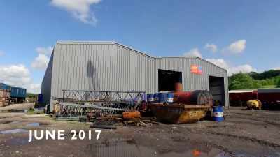 Two months in, and I've come
back to check on progress. - Great Rail Restorations with Peter Snow