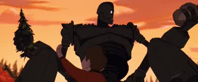 Two nights ago at approximateIy 1 900 hours sat com radardetected an unidentified object entering Earth's atmosphereIosing contact with it 2 1 2 miIes off the coast of RockweIISome assumed it was a meteor or a downed sateIIiteBut Washington received a - The Iron Giant