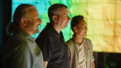 Two of the project leaders, - Lost Treasures of the Maya