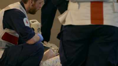 Two of the ship's medics - Warship: Life at Sea