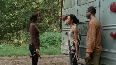 Two of us should be at the door... - The Walking Dead