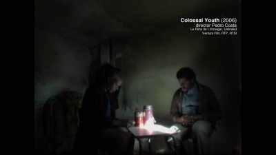Two people.
A chink of daylight illuminates - The Story of Film: A New Generation