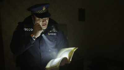 Two people were found deceased when
a table lamp fell into a spa pool. - Wellington Paranormal
