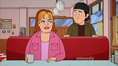 Two, your place stinks.
Three, you're Hank. - Corner Gas Animated