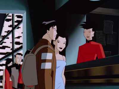 - Two please.
- Forty-six credits. - Batman Beyond