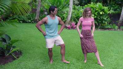 Two, right. Two, left. Two. - Romance in Hawaii