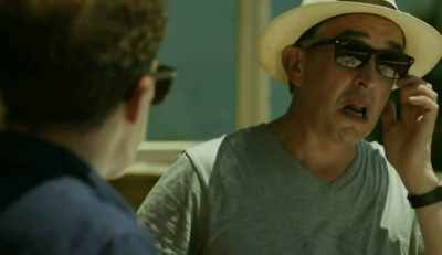 Two short, brooding, intense actors, - The Trip