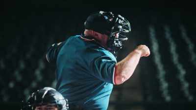 Two-strike pitch. - Facing Nolan
