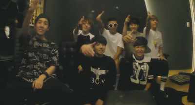 Two, three, Bangtan!
Thank you! We'll work hard! - Burn the Stage: The Movie