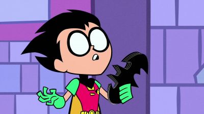 Two, three, four.
Wait,
where's the fifth one? - Teen Titans Go!