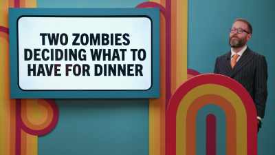 Two zombies deciding
what to have for dinner. - Game Changer