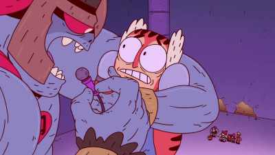♪ Tygra, your days are now
at an end ♪ - ThunderCats Roar