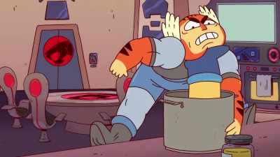 -[Tygra] Just let me in.
-[Lion-O] Find your own
hiding spot. - ThunderCats Roar