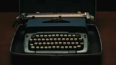 [ Typewriter clacking ] - Krishnas: Gurus. Karma. Murder.