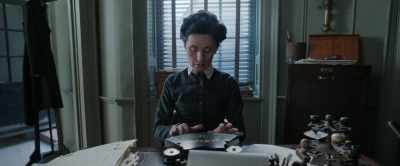 [typewriter clacking] - Enola Holmes