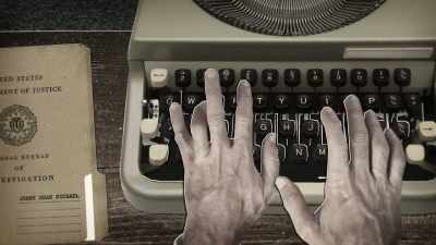 (TYPEWRITER KEYS CLACKING) - The Lady and the Dale