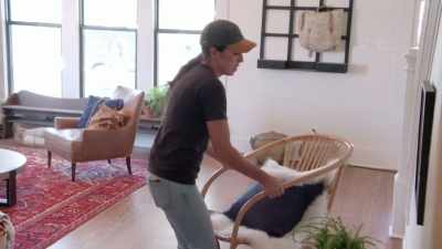 Typically, I
wouldn't put a chair - Fixer Upper: Behind the Design