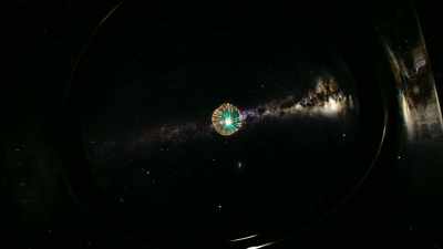 TYSON: Would our imaginary
extraterrestrial observer - Cosmos: Possible Worlds
