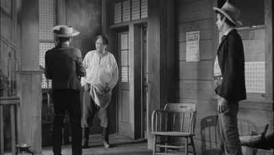 U.S. Marshal don't shoot
a man without a fair draw. - The Left Handed Gun