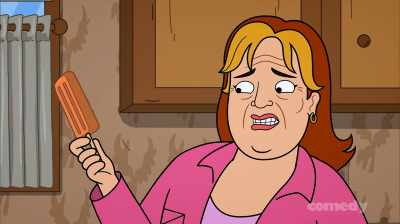 Uck! I have no problem
believing these are sugarless. - Corner Gas Animated