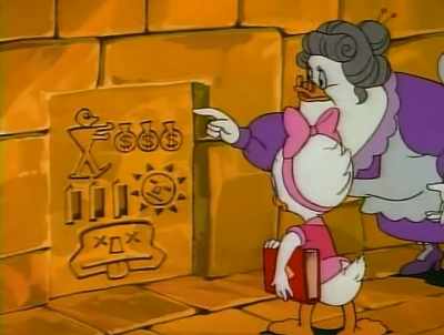Uff! Sometimes
it's like they have
their own secret language. - DuckTales