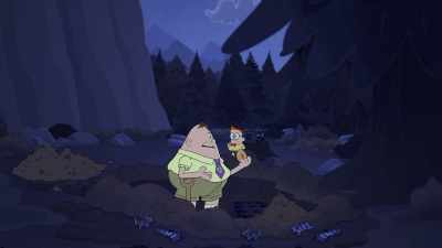 Ugh, can I stop digging so I can find
a microwave for this bagel? - The Epic Tales of Captain Underpants
