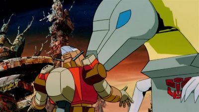 Ugh Me Grimlock not kisser - The Transformers: The Movie