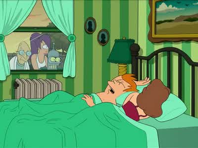 Ugh. Oh, my God! Wha...? What the hell have you done?! Relax. She can't be my grandmother. I figured - Futurama