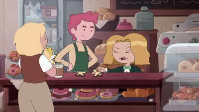 Ugh, another one of your
frilly abominations, eh? - Adventure Time: Fionna & Cake