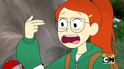 Ugh!
[ One-One laughing ] - Infinity Train