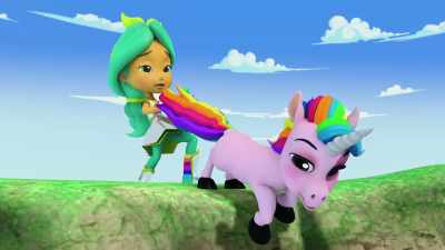 Ugh! Please, please, please
be careful, Floof! - Rainbow Rangers