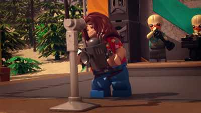 Ugh. Smells like a beached
Mon Calamari out here. - Lego Star Wars Summer Vacation