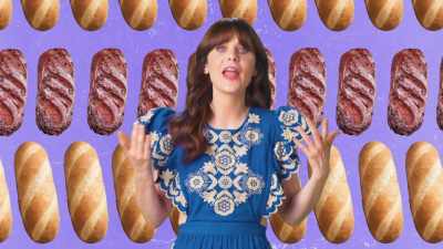 Ugh! Thank goodness!
I hated hating on bread. - What Am I Eating? With Zooey Deschanel