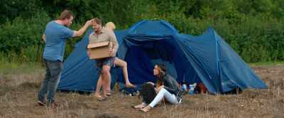 - Ugh. Where's the bathroom?
- Oh, it's over there next - For Love or Money