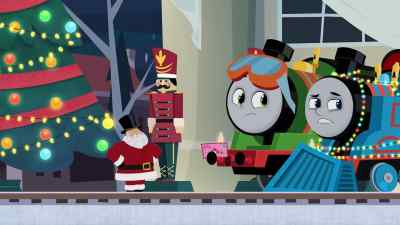 Uh, 450-mile
round trip to Schenectady - Thomas & Friends: The Christmas Letter Express