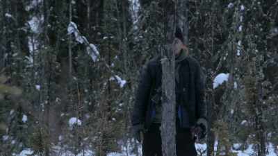 Uh, about six feet
off the ground is, like, - Life Below Zero: Next Generation