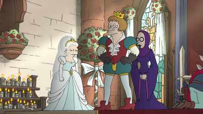 Uh... Actually, I'd be fine if someone
could just slide my head up a bit. - Disenchantment