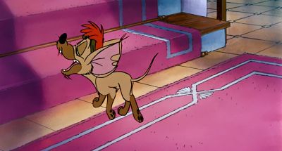 Uh my baby and I uh we gotta talk - Oliver &amp; Company