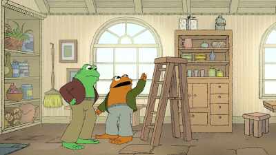 Uh, but we could climb the ladder - Frog and Toad