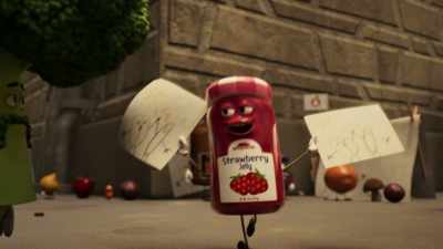 Uh, can you stop
following me around constantly - Sausage Party: Foodtopia