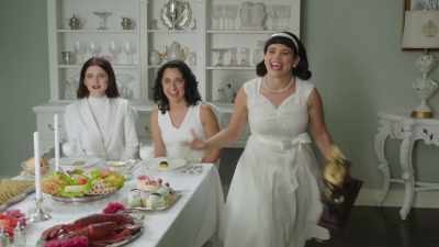 Uh, they can't. We're actually
really busy eating eggs, - Three Busy Debras