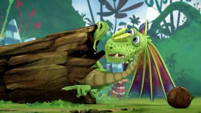 Uh, 'cause you've been
sleeping all day too, Patchy. - Gigantosaurus