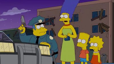 Uh where do you think you're going - The Simpsons