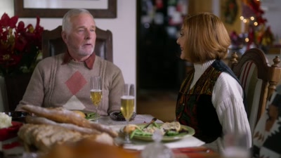 Uh, down the hall,
first door on the right. - Yuletide the Knot