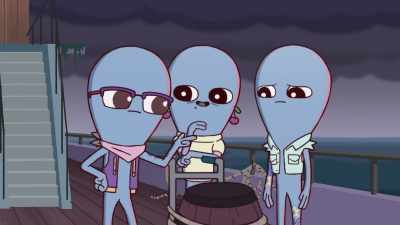 Uh, e-excuse me.
Are you going to learnstitution too? - Strange Planet