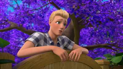 Uh... Great!
We'll set up in the front yard. - Barbie: A Touch of Magic