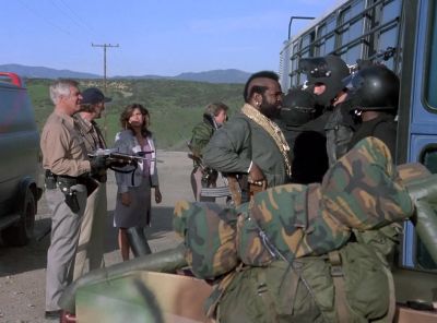 Uh, Hannibal,
we got company. - The A-Team
