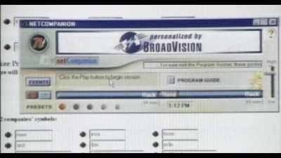 Uh, having graphics was leading
edge and we were working on
this rich multimedia system - General Magic