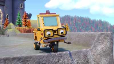Uh… [chuckles nervously] - Mighty Monsterwheelies
